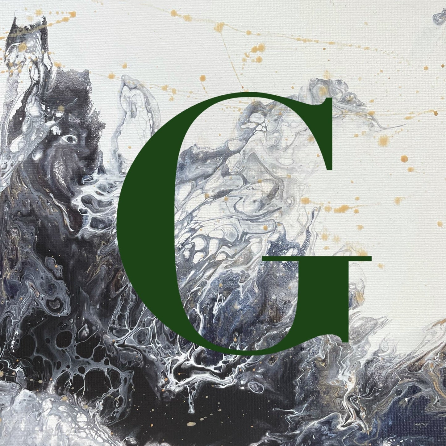 MONOGRAM SKINNY SCARF G