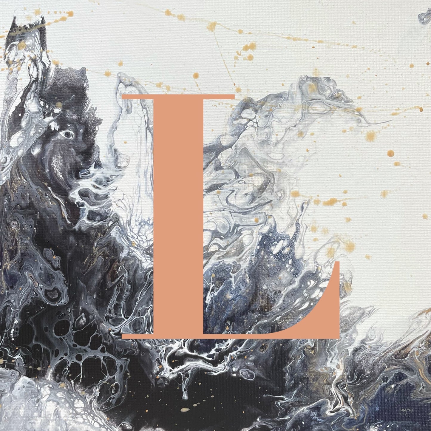 MONOGRAM SKINNY SCARF L