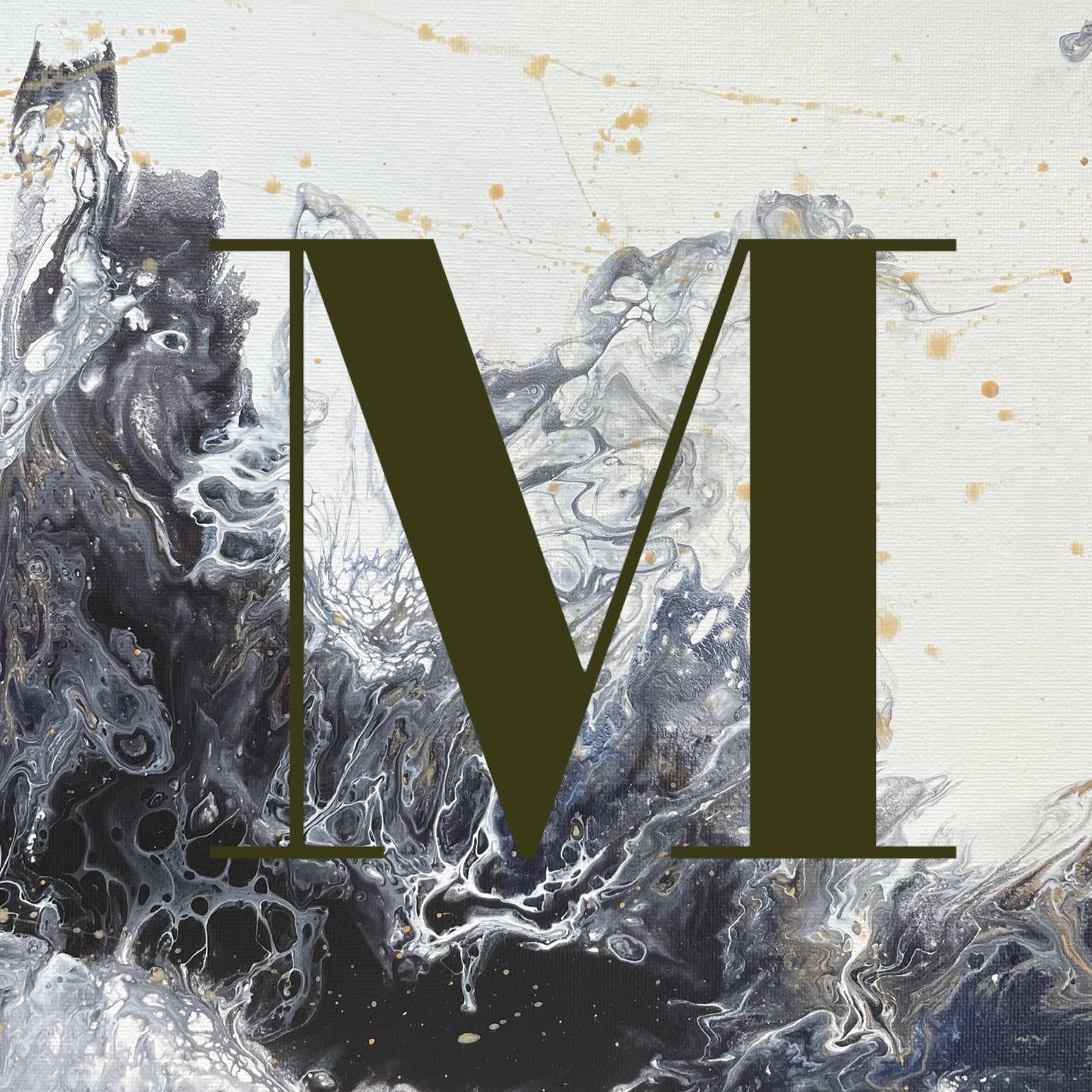 MONOGRAM SKINNY SCARF M