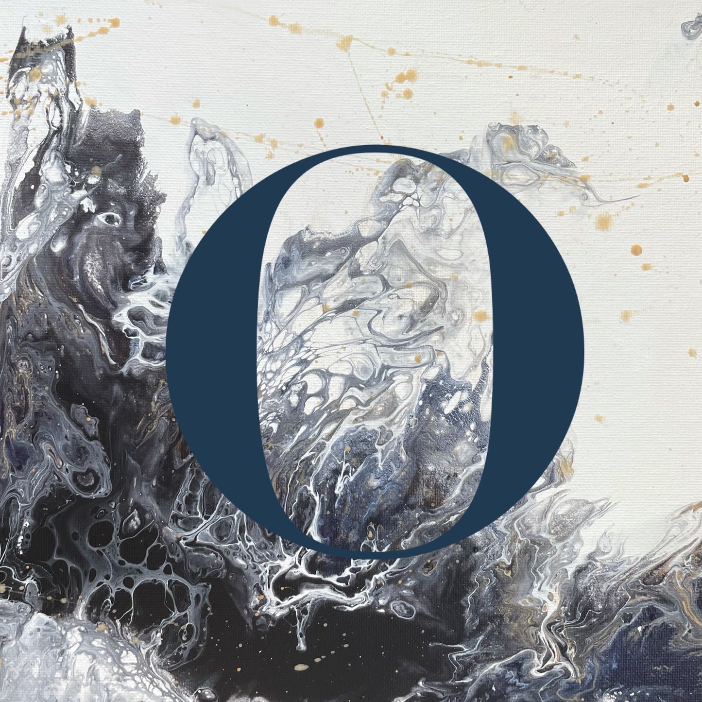 MONOGRAM SKINNY SCARF O