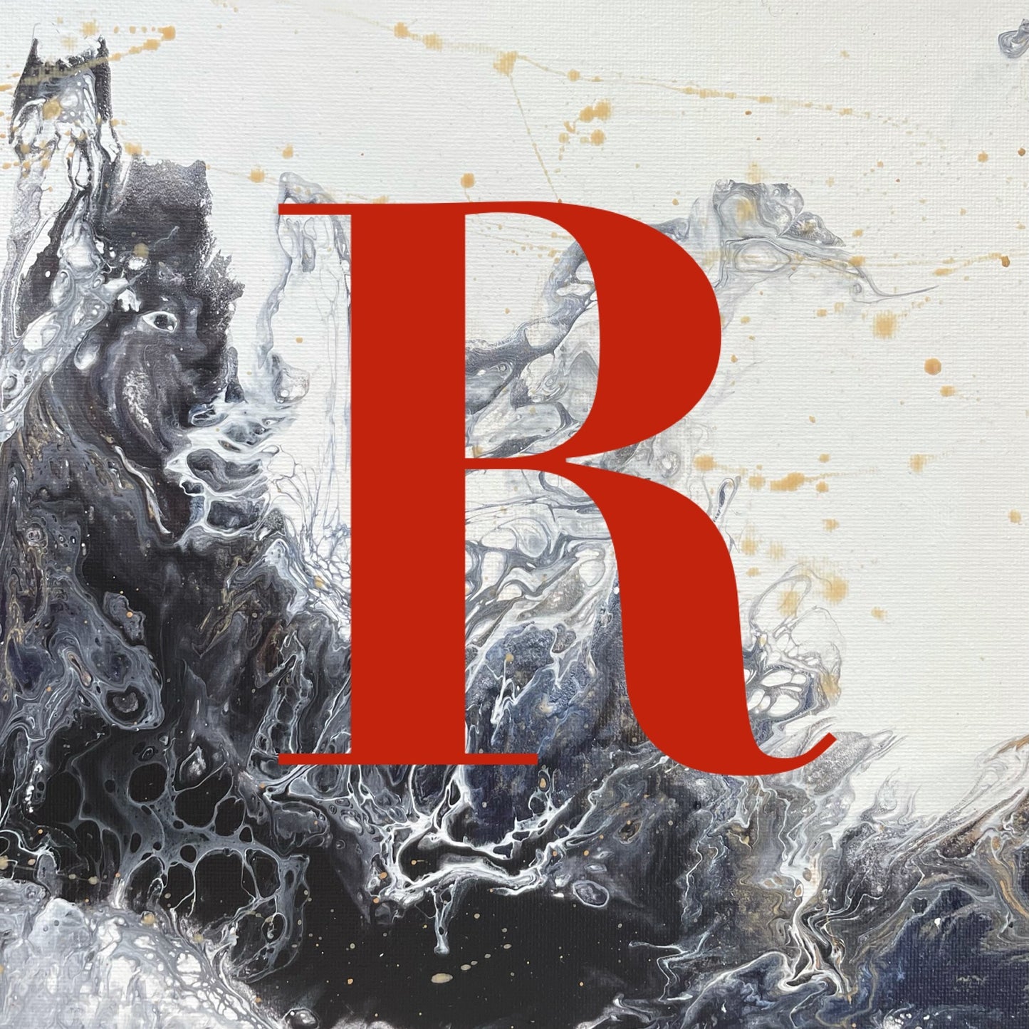 MONOGRAM SKINNY SCARF R