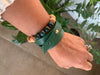 Green Leather Strap bracelet